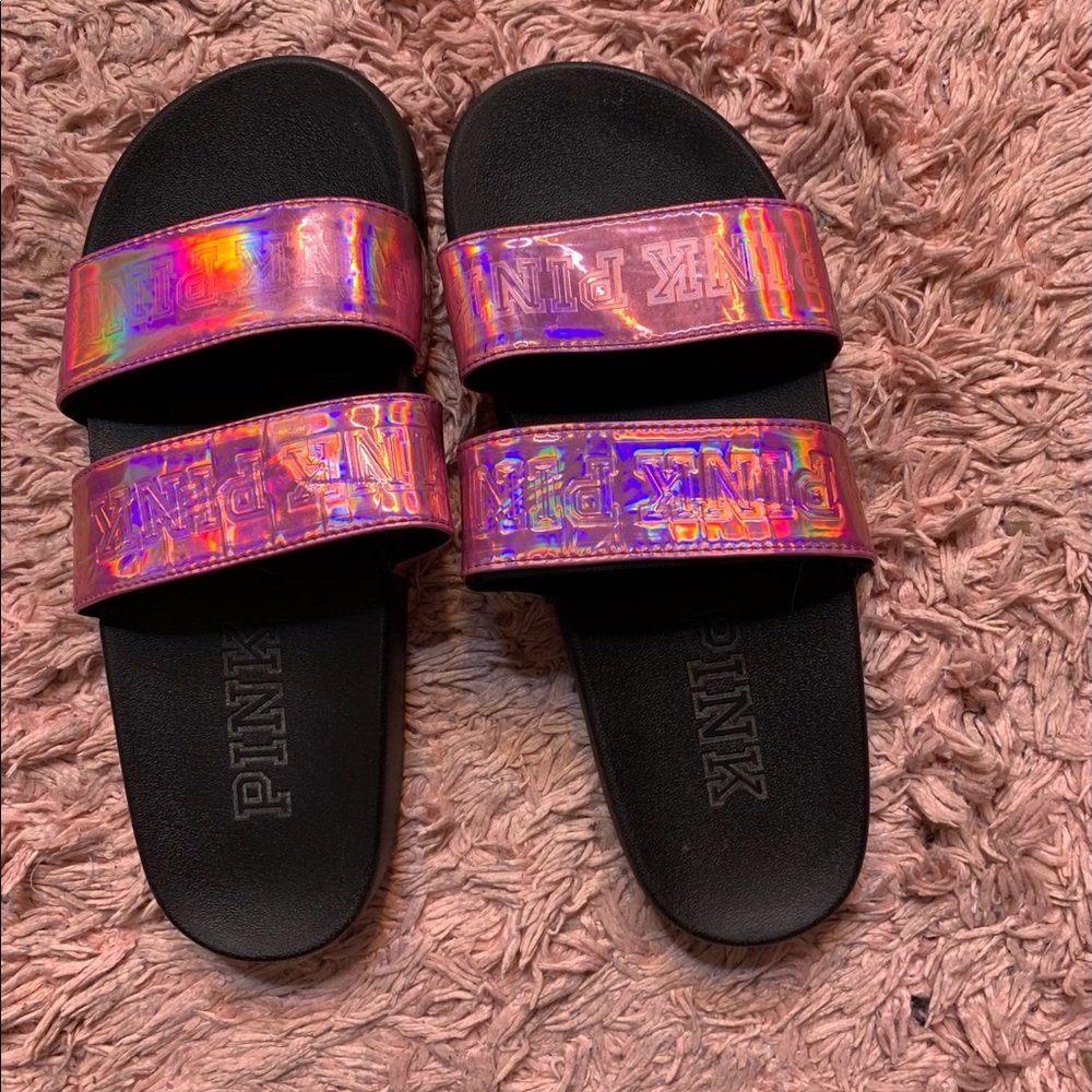 PINK VICTORIA’S SECRET SLIDES